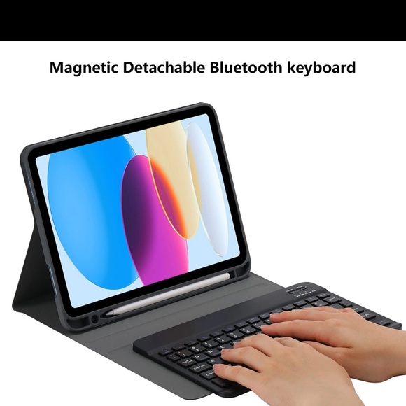 Bluetooth Keyboard for iPad 10th edition - Picture 1 of 8
